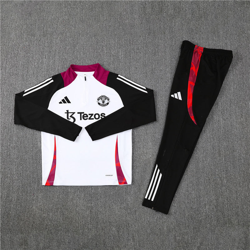 Manchester United white Tracksuit 24/25
