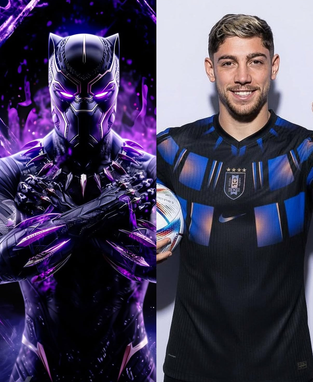 Uruguay World Cup jersey 2026 away Black Panther edition
