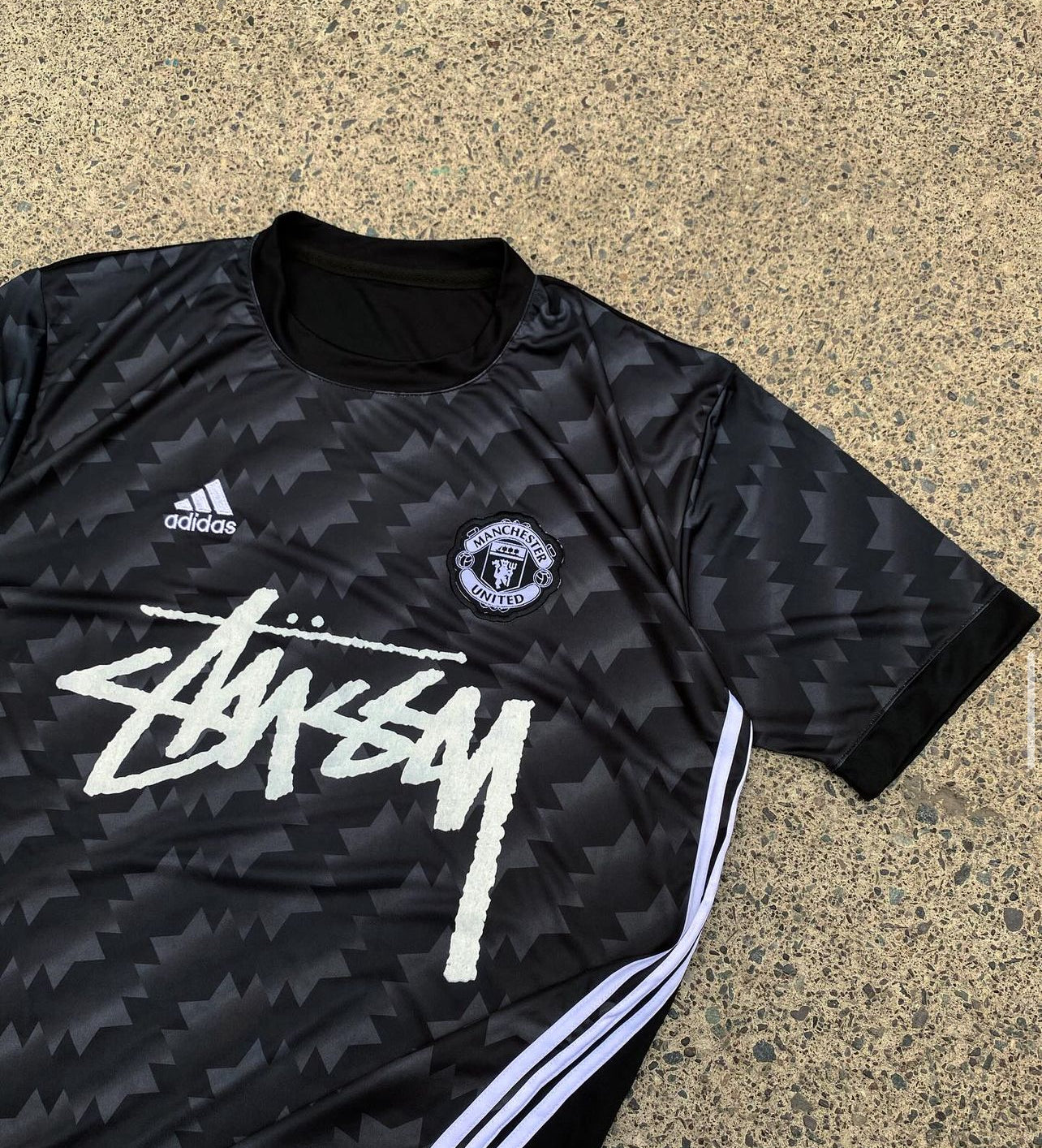 Manchester united x STUSSY LIMITED VERSION Black kit