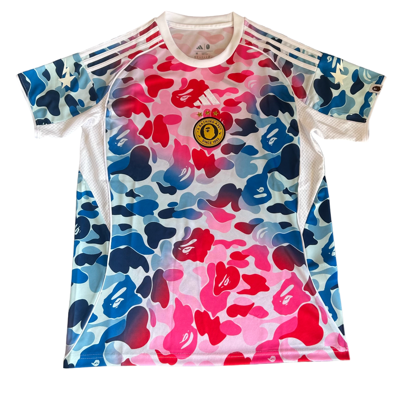 Bathing Ape (BAPE) 2026 Blue Pink Camo Jersey