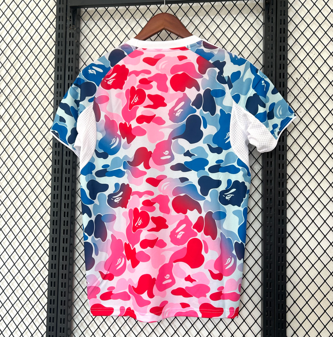Bathing Ape (BAPE) 2026 Blue Pink Camo Jersey