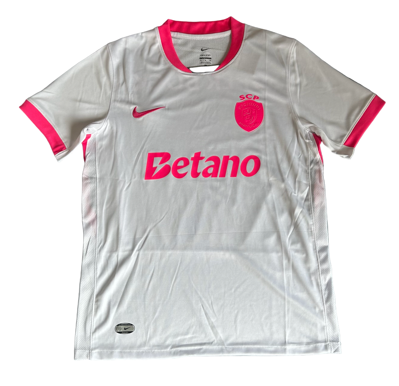 Sporting Lisbon 2026 White and Pink Jersey