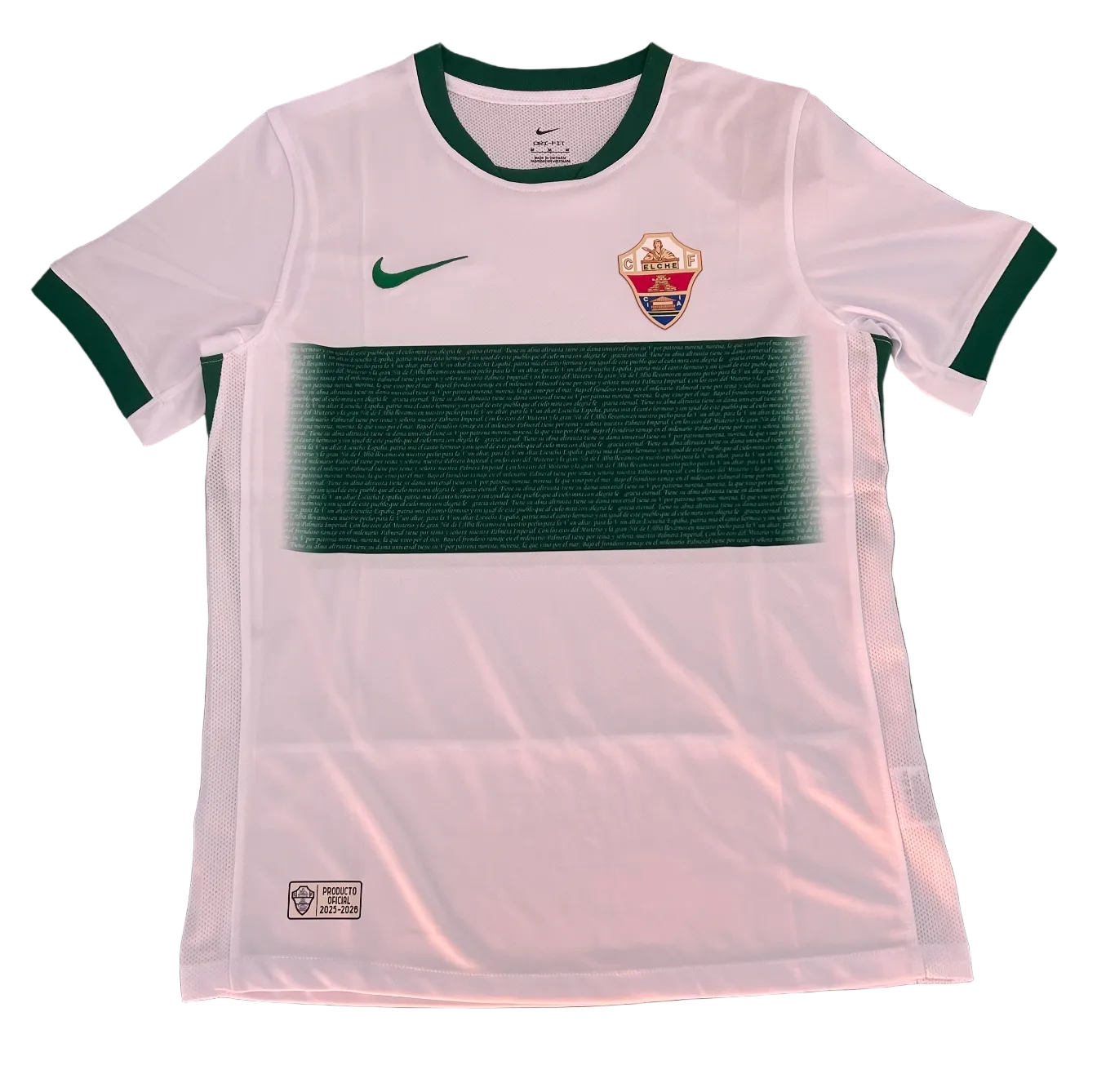 Elche CF 2025–2026 home football jersey