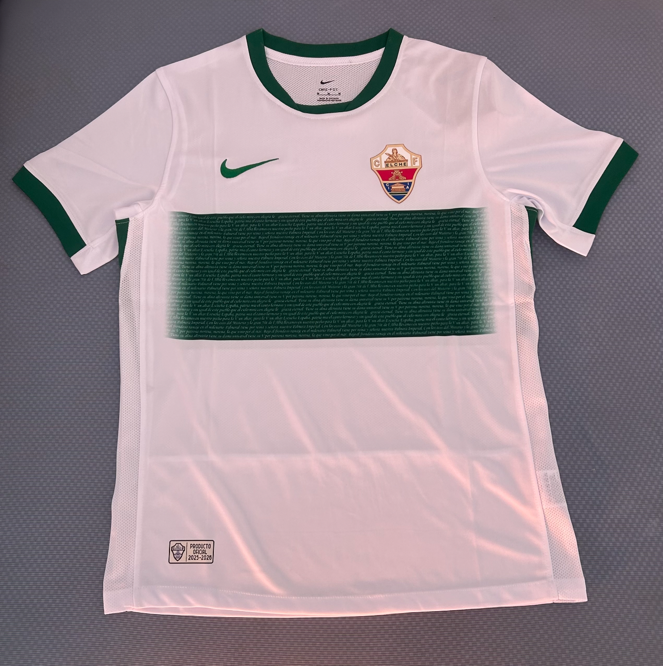 Elche CF 2025–2026 home football jersey
