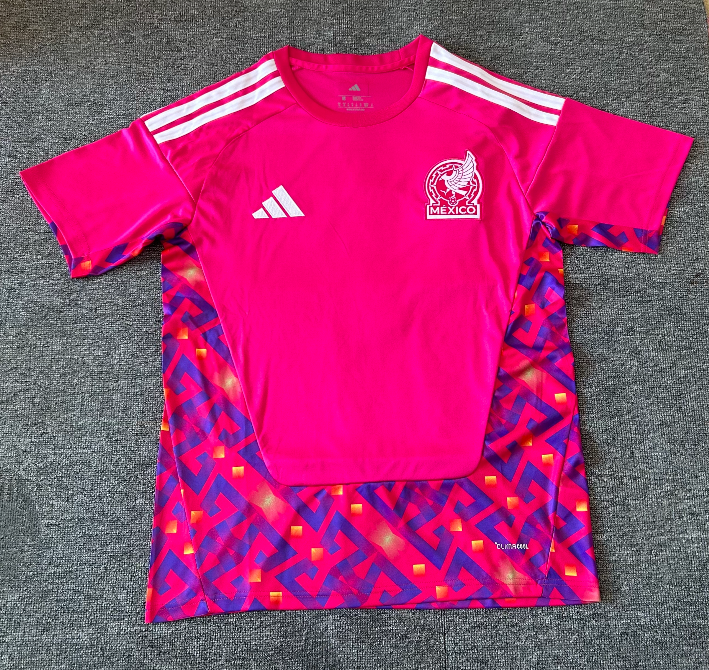 Mexico 2026 Pink Goalkeeper Jersey