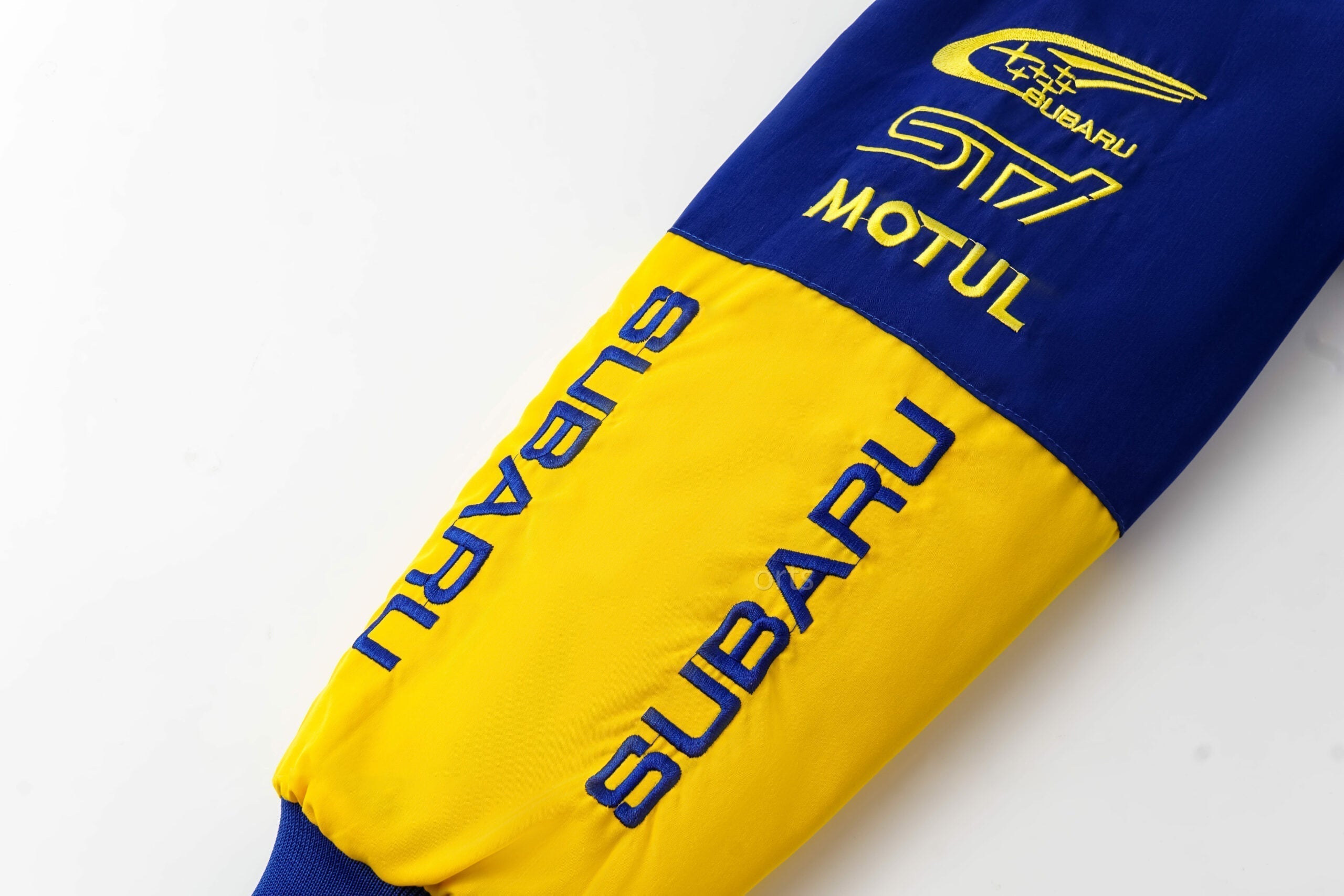 Subaru World Rally Team Jacket – Blue & Yellow Motorsport Racing Zip-Up