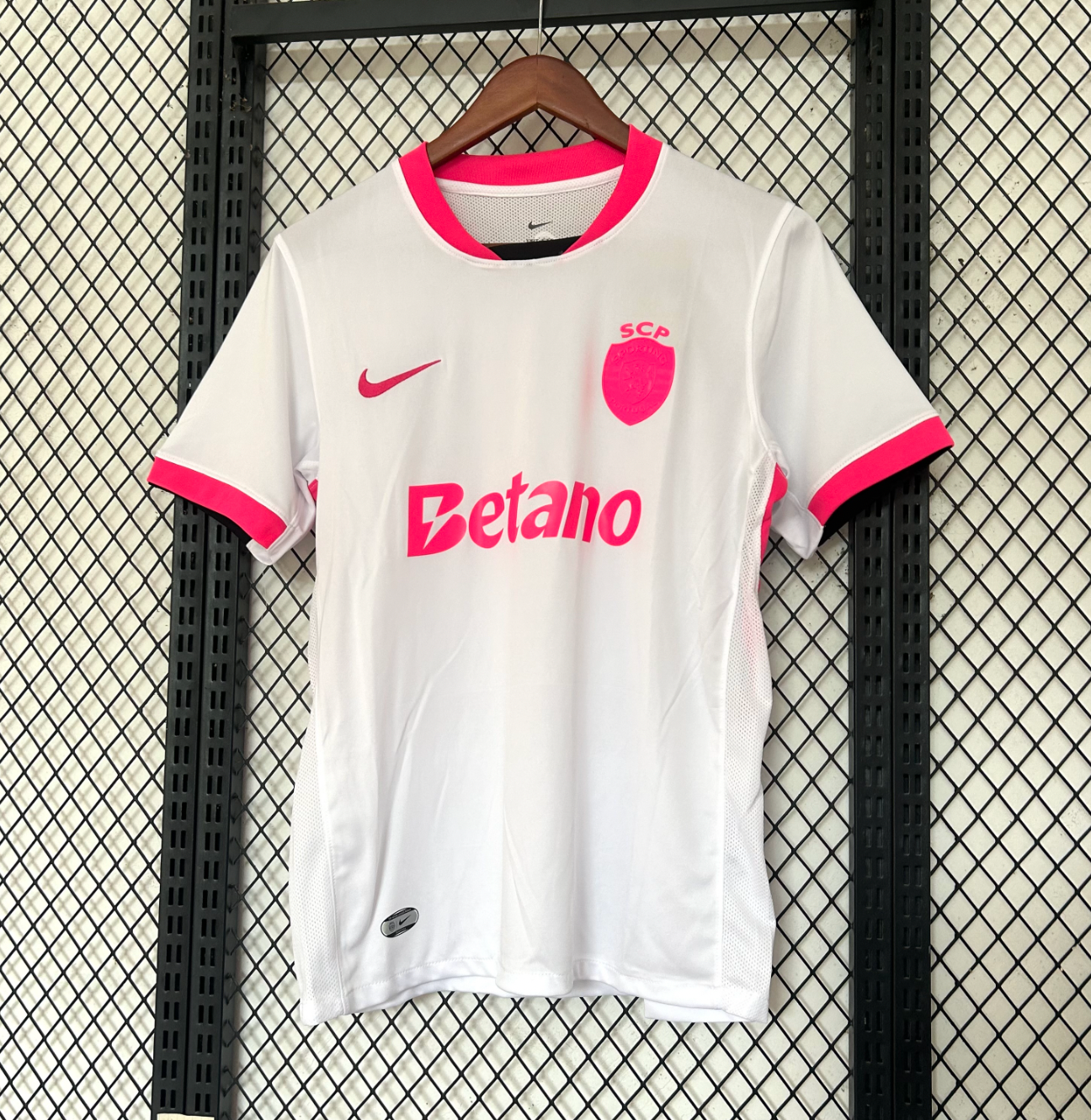 Sporting Lisbon 2026 White and Pink Jersey
