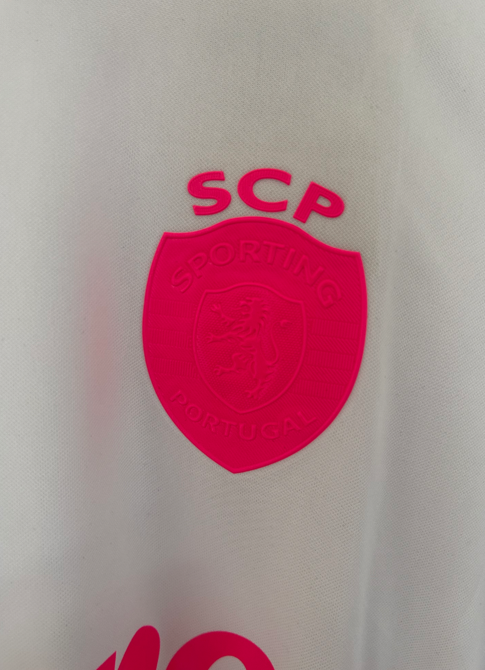 Sporting Lisbon 2026 White and Pink Jersey
