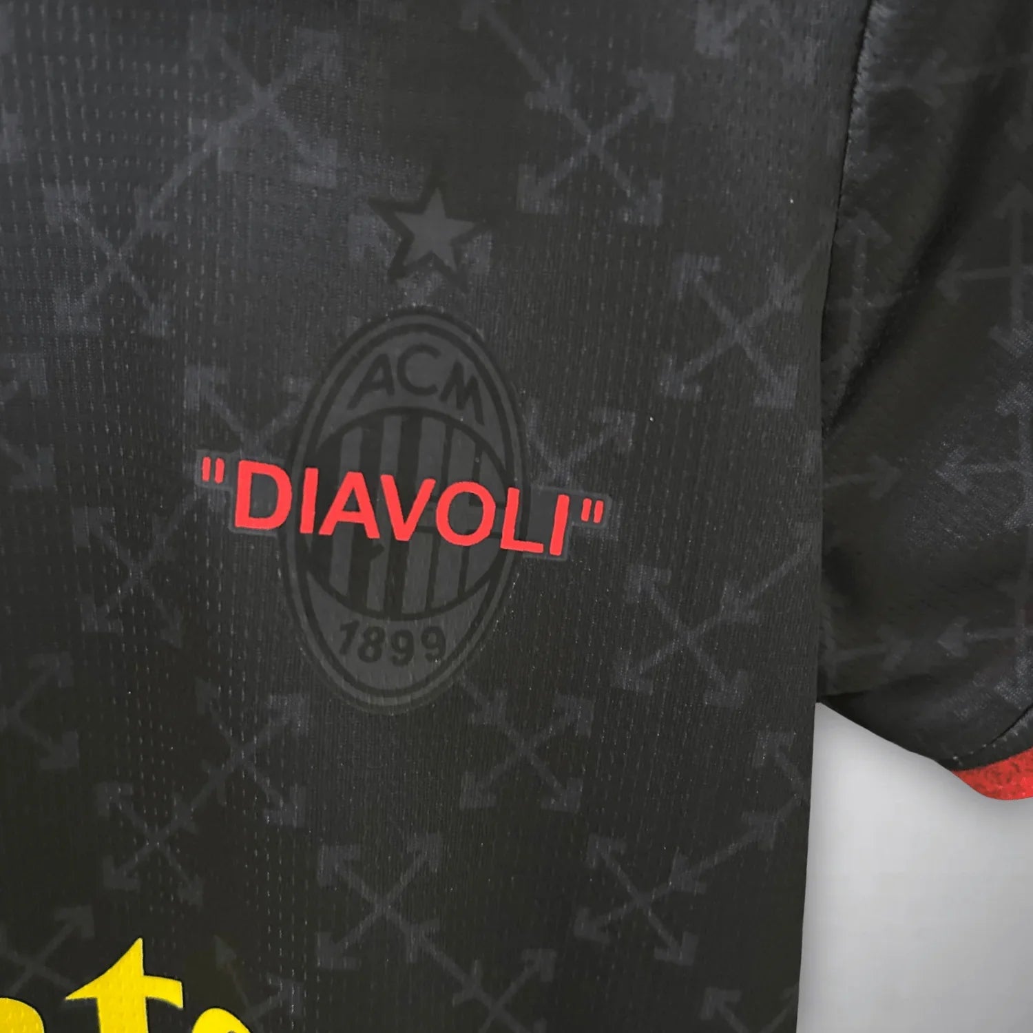 AC Milan x Off-White Black Kids Jersey 2025/2026